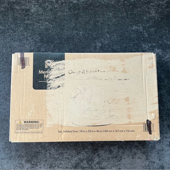 NIB Member's Mark Flamingo Ride-On Pool Float - Picture 5 of 10